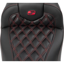 Saddlemen RoadSofa™ Seat - Carbon Fiber - Red Stitch - FLTR/FLHX '23-'24 823-07-20604_1523823