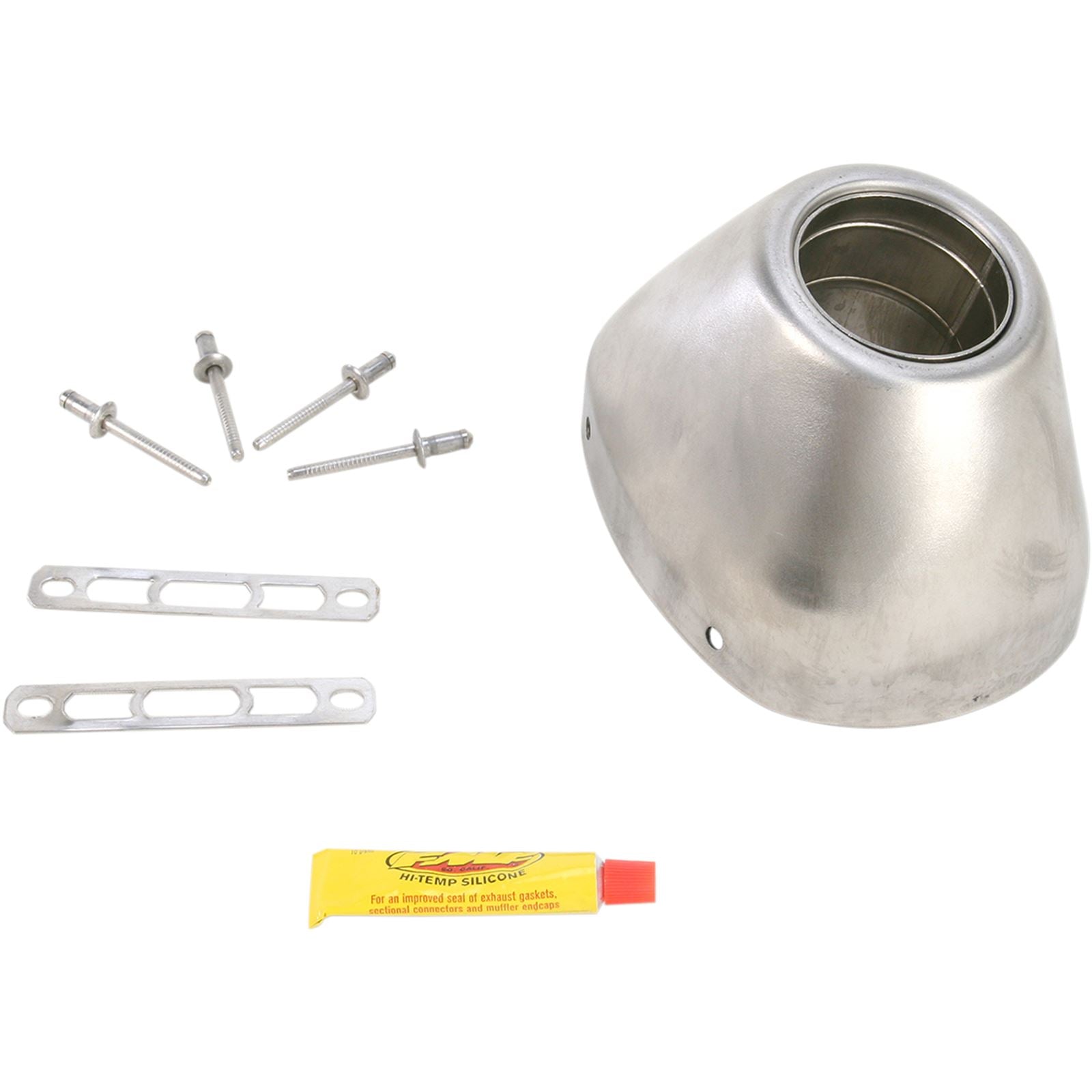 FMF Racing RCT Stainless Steel Replacement End Cap Kit OPEN BOX [MPN: 040641]_1482009