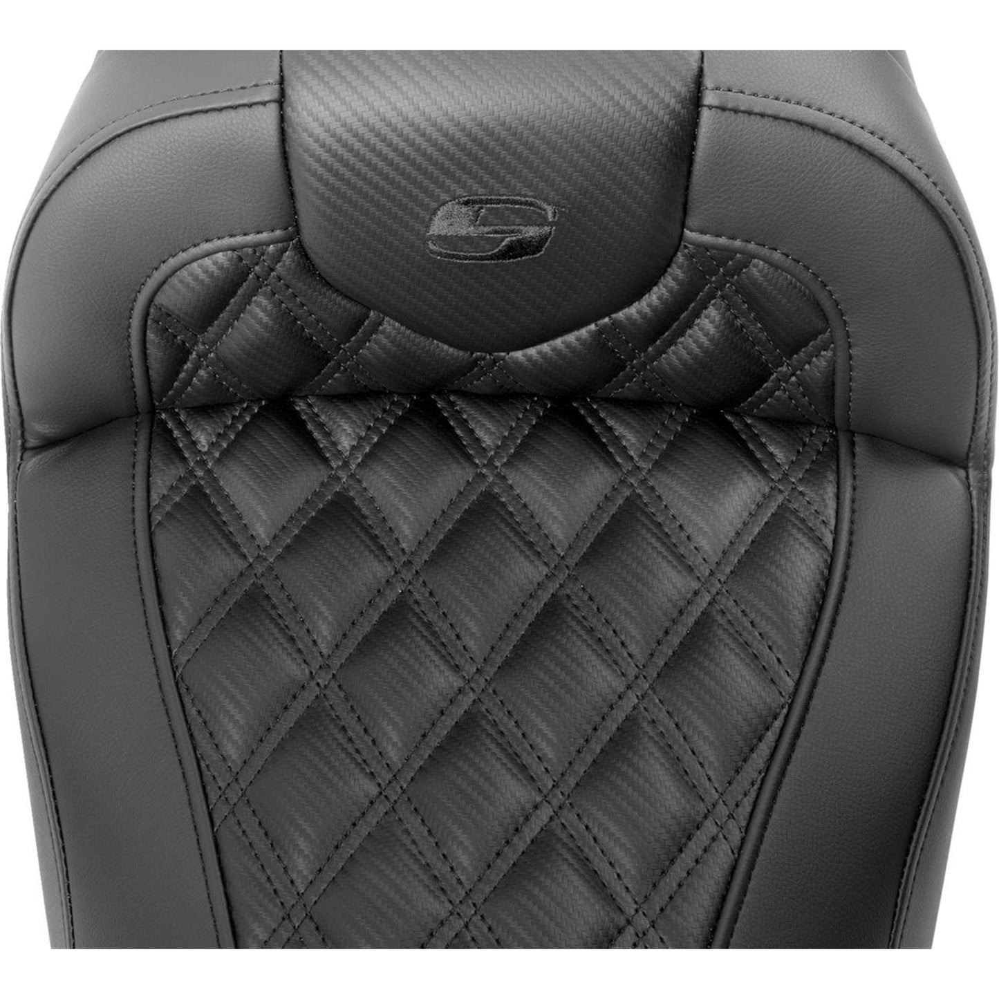 Saddlemen RoadSofa™ Seat - Carbon Fiber - Lattice Stitch - FLTR/FLHX '23-'24 823-07-206B0_1523835