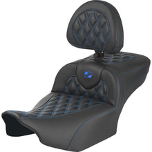 Saddlemen Roadsofa™ Extended Reach Seat - Blue Stitch - FLTR/FLHX '23-'24 823-07-207B1_1523867