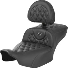 Saddlemen Roadsofa™ Extended Reach Seat - Gray Stitch - FLTR/FLHX '23-'24 823-07-207B2_1523866