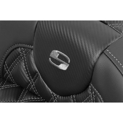 Saddlemen Roadsofa™ Extended Reach Seat - Gray Stitch - FLTR/FLHX '23-'24 823-07-207B2_1523875