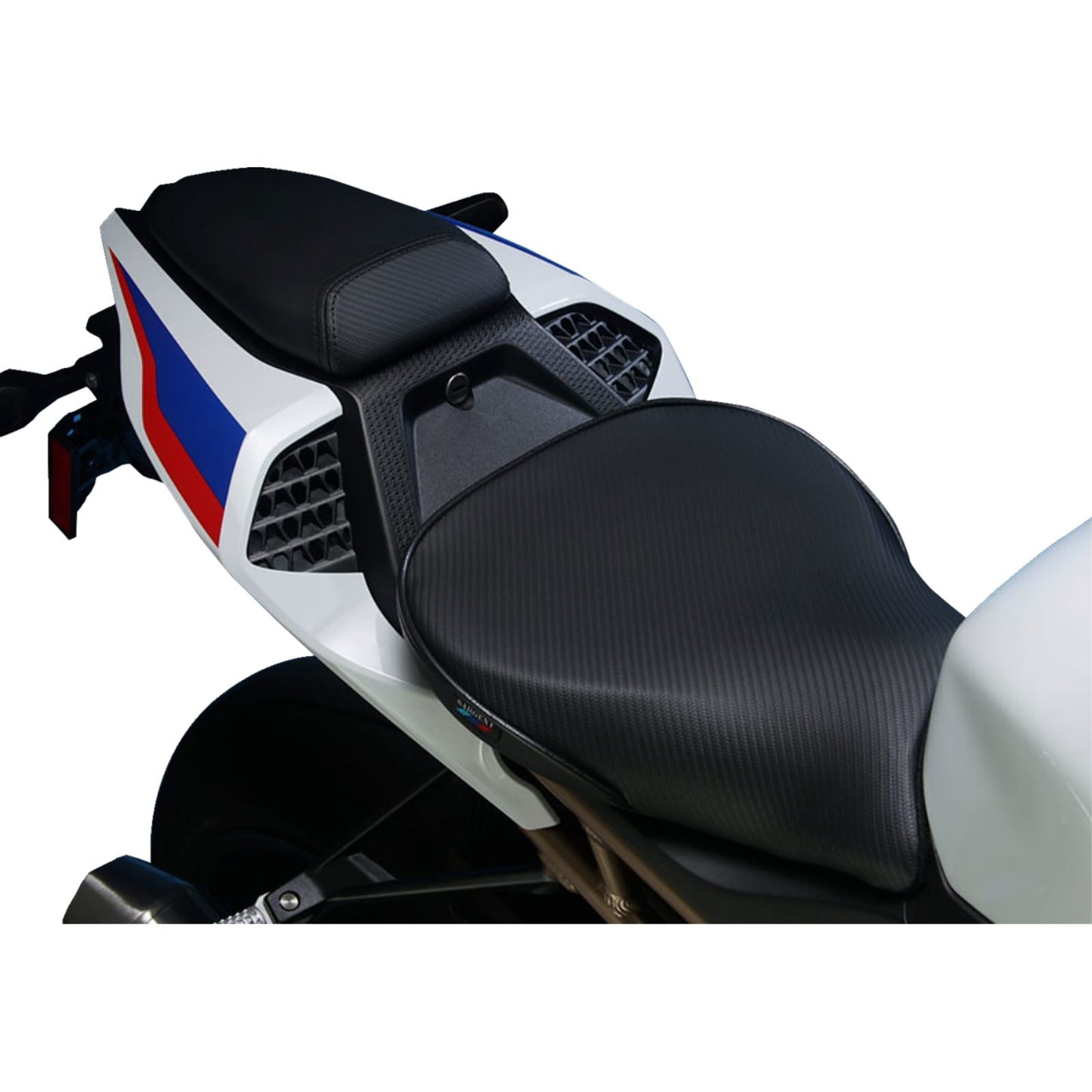 Sargent Front Seat with Rear Cover - CBX/Black Welt fits BMW M1000/S1000 WSP-696-19_1485986