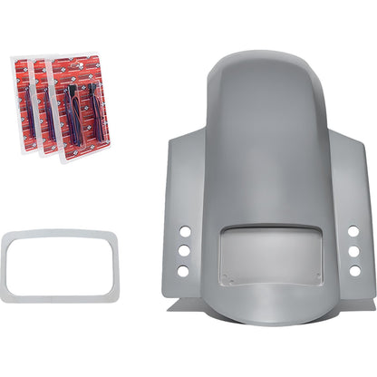 Paul Yaffe's Bagger Nation Short Rear Fender W/Chrome Plate Frame-3 Sets/Thunder Bolts [MPN: RF-SS-3-THNDR-BLT-C]_1486106