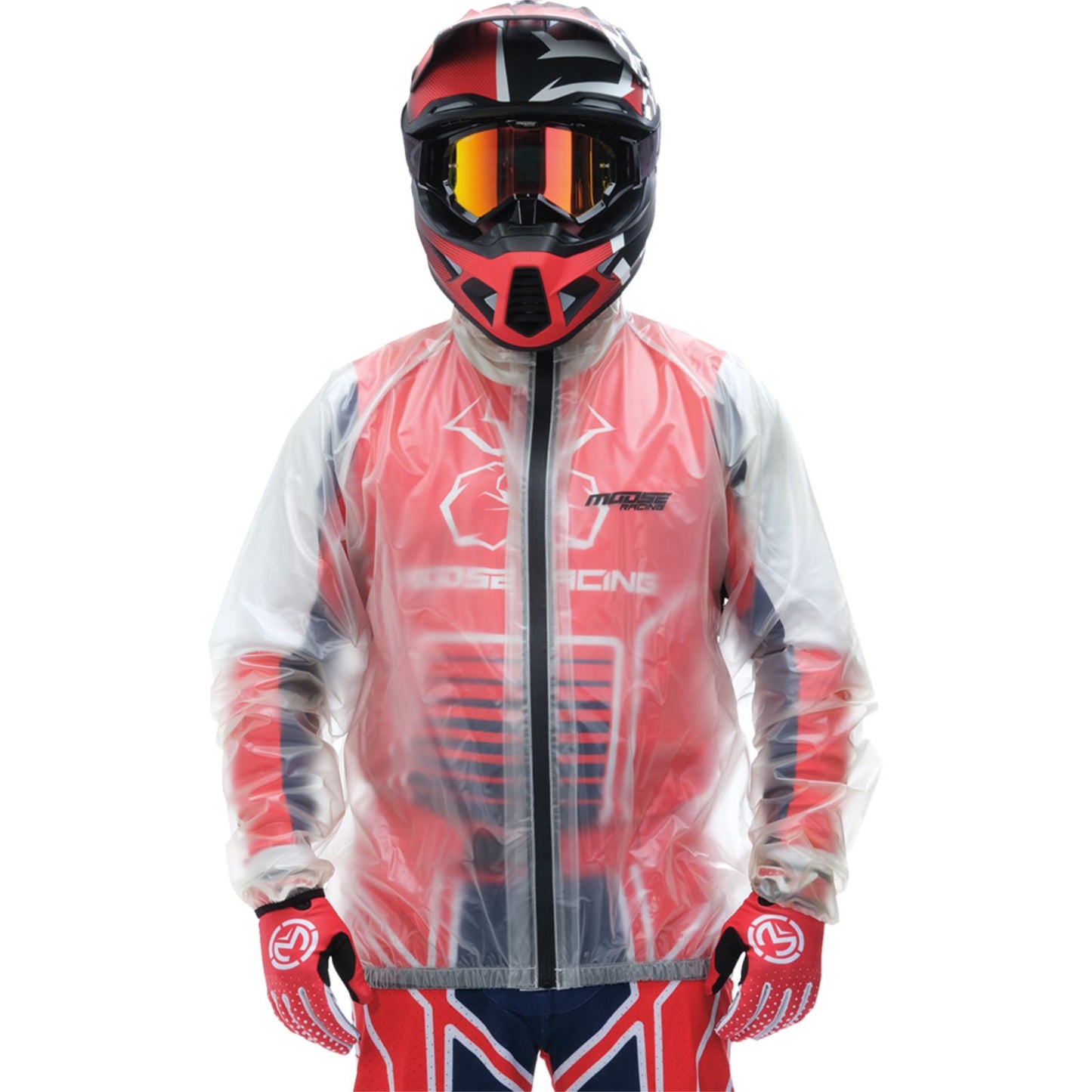 Moose Offroad Rain Jacket - Clear - X-Small 2854-0401_1486113