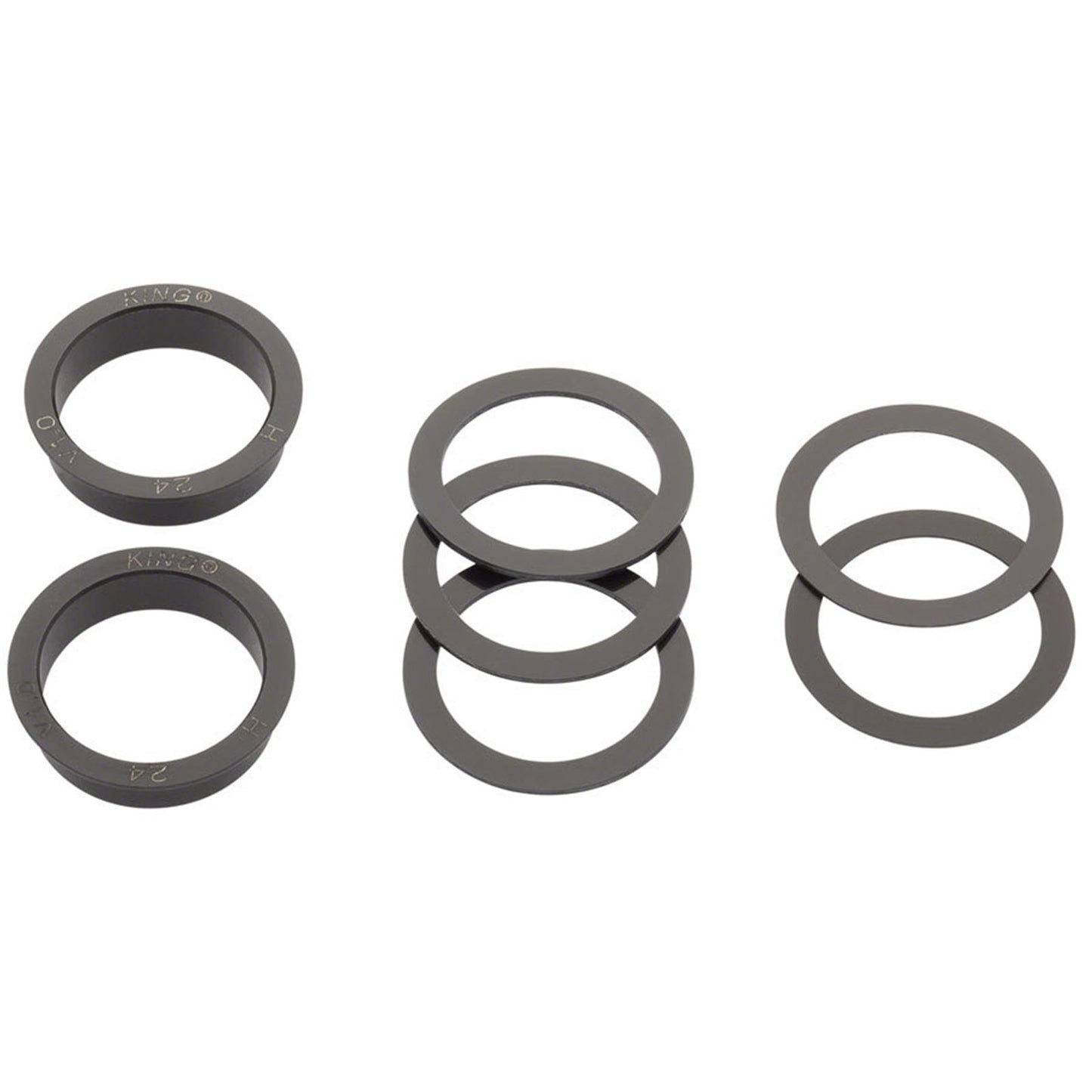 Chris King ThreadFit T47 24i Bottom Bracket with Fit Kit 4 - T47, Black [MPN: FB0814-4]_1917296