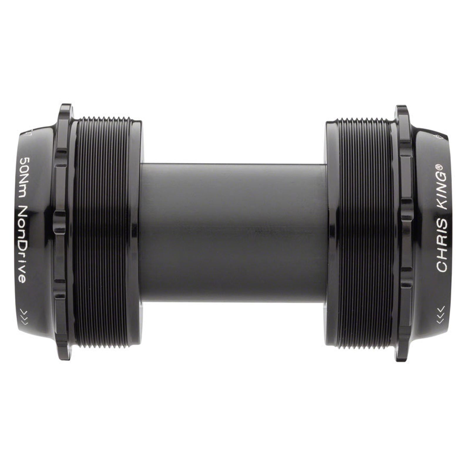 Chris King ThreadFit T47 24x Bottom Bracket with Fit Kit 4 - T47, Black [MPN: FB0812-4]_1917280
