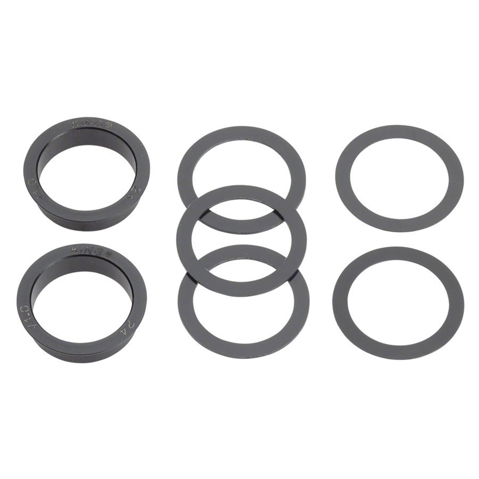 Chris King ThreadFit T47 24x Bottom Bracket with Fit Kit 4 - T47, Black [MPN: FB0812-4]_1917281