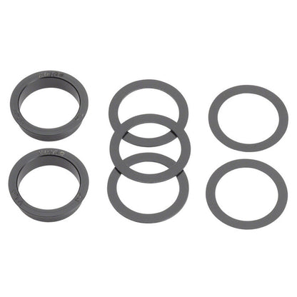 Chris King ThreadFit T47 24x Bottom Bracket with Fit Kit 4 - T47, Matte Jet [MPN: FJ0812-4]_1917284