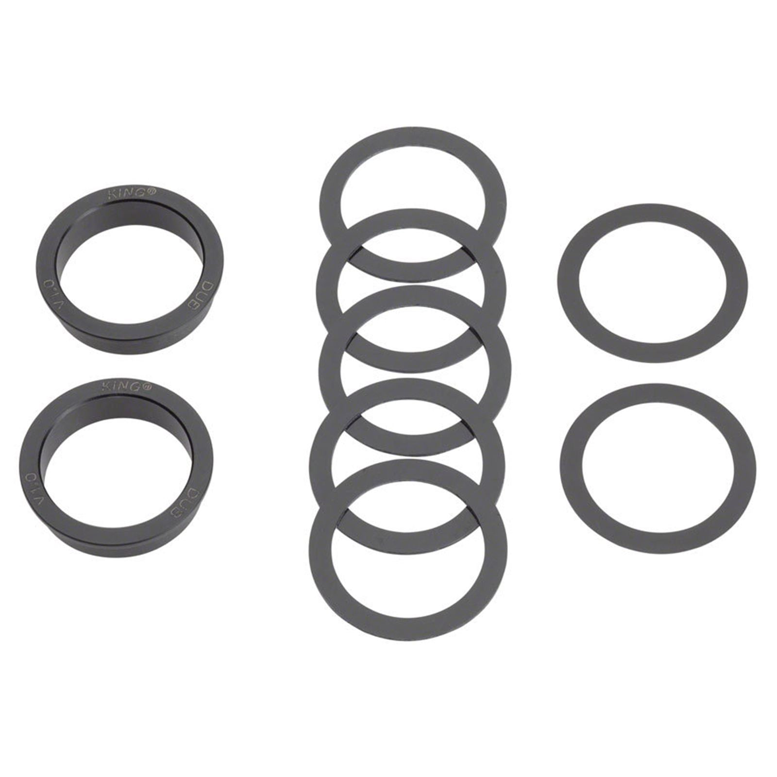 Chris King ThreadFit T47 30i Bottom Bracket with Fit Kit 1 - T47, For DUB, Black [MPN: FB0813-1]_1917288