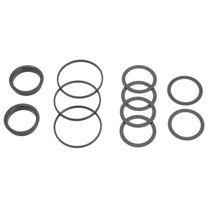 Chris King ThreadFit T47 30x Bottom Bracket with Fit Kit 5 - T47, Matte Jet [MPN: FJ0820-5]_1917316