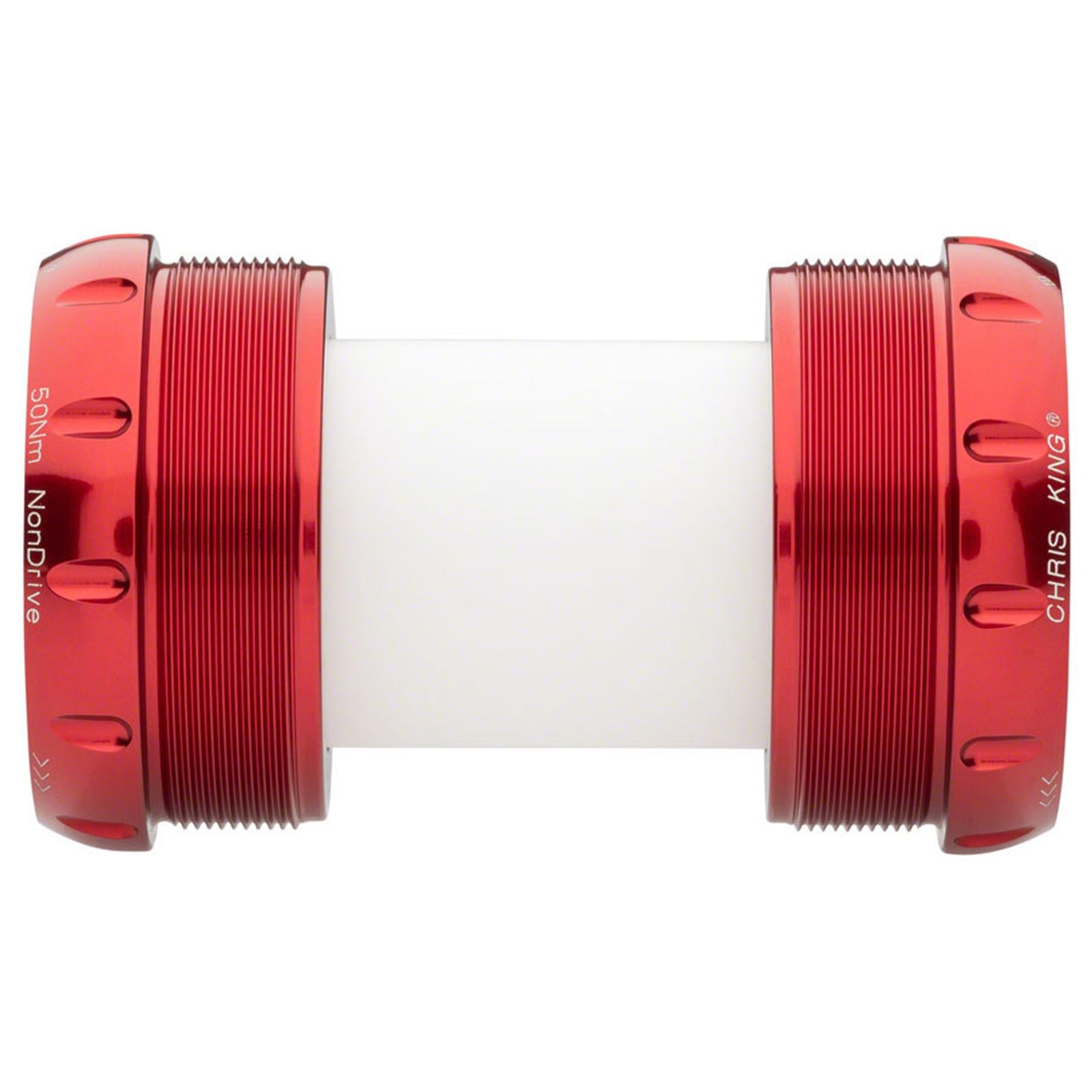 Chris King ThreadFit T47 30x Bottom Bracket with Fit Kit 1 - T47, For DUB, Red [MPN: FR0820-1]_1917335