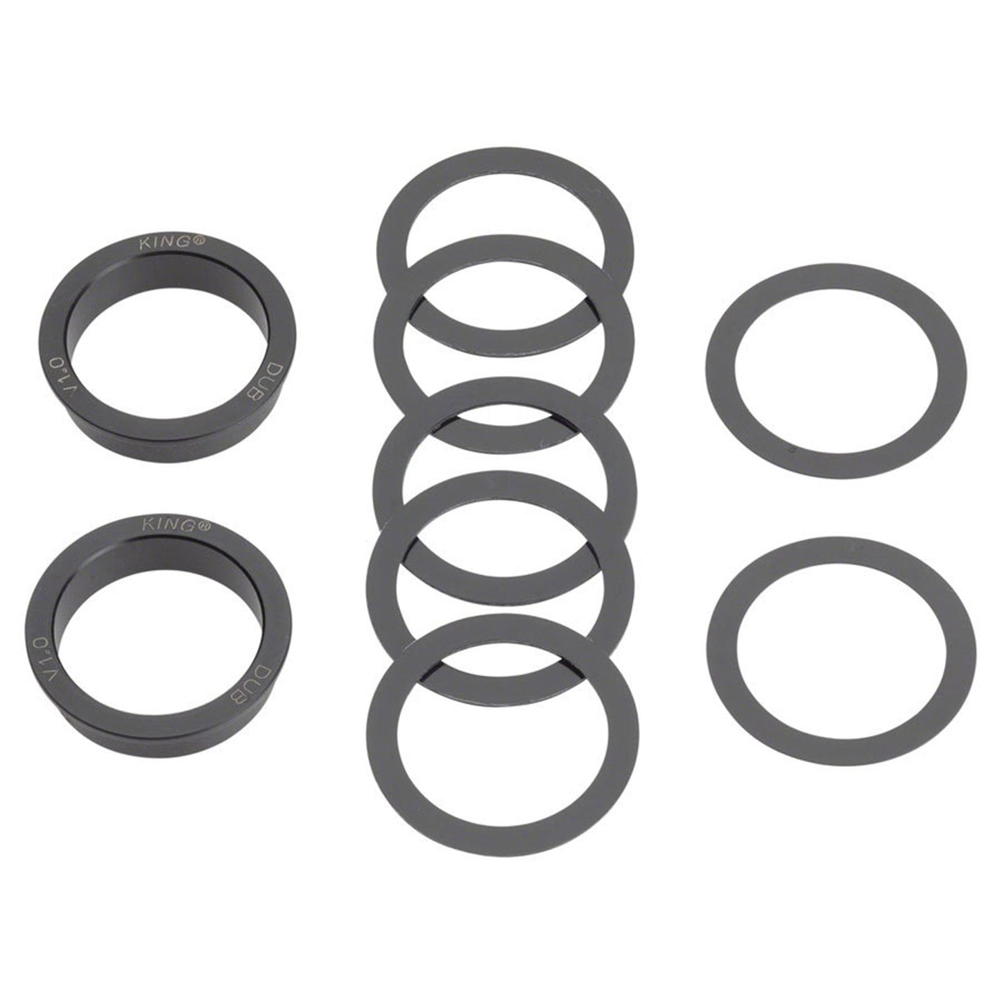 Chris King ThreadFit T47 30x Bottom Bracket with Fit Kit 1 - T47, For DUB, Red [MPN: FR0820-1]_1917317