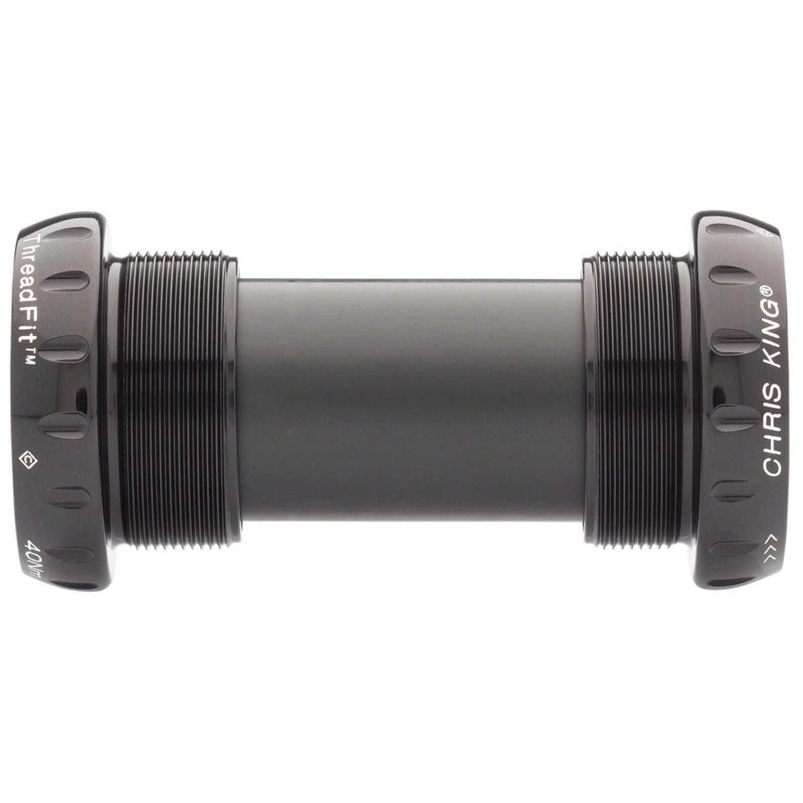 Chris King ThreadFit 24 Bottom Bracket with Fit Kit 6 - English, Black [MPN: FB0810-6]_1917526