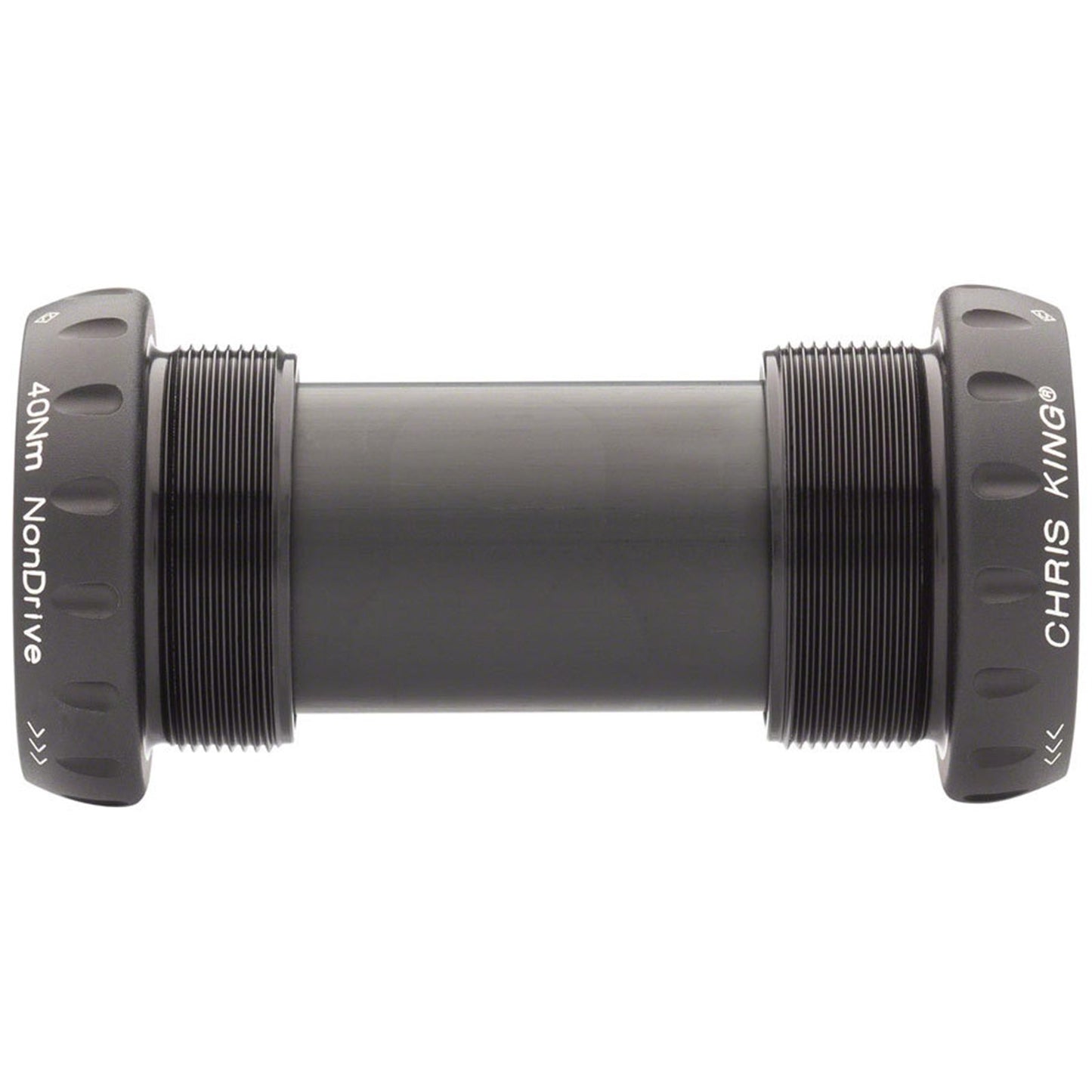 Chris King ThreadFit 24 Bottom Bracket with Fit Kit 4 - English, Matte Jet [MPN: FJ0810-4]_1998672
