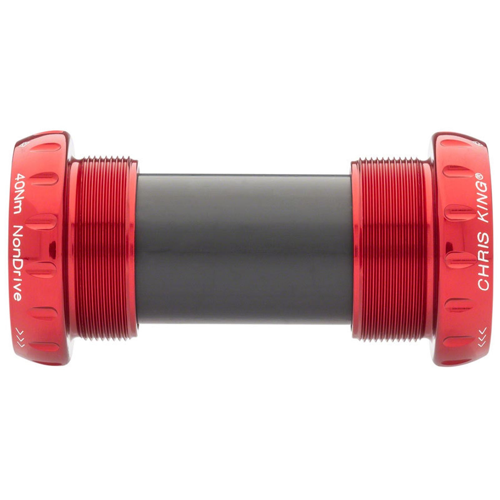 Chris King ThreadFit 24 Bottom Bracket with Fit Kit 4 - English, Red [MPN: FR0810-4]_1953706