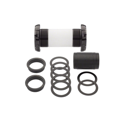 Chris King ThreadFit 30 Bottom Bracket with Fit Kit 2 English, For DUB Road, Black [MPN: FB0811-2]_1917533