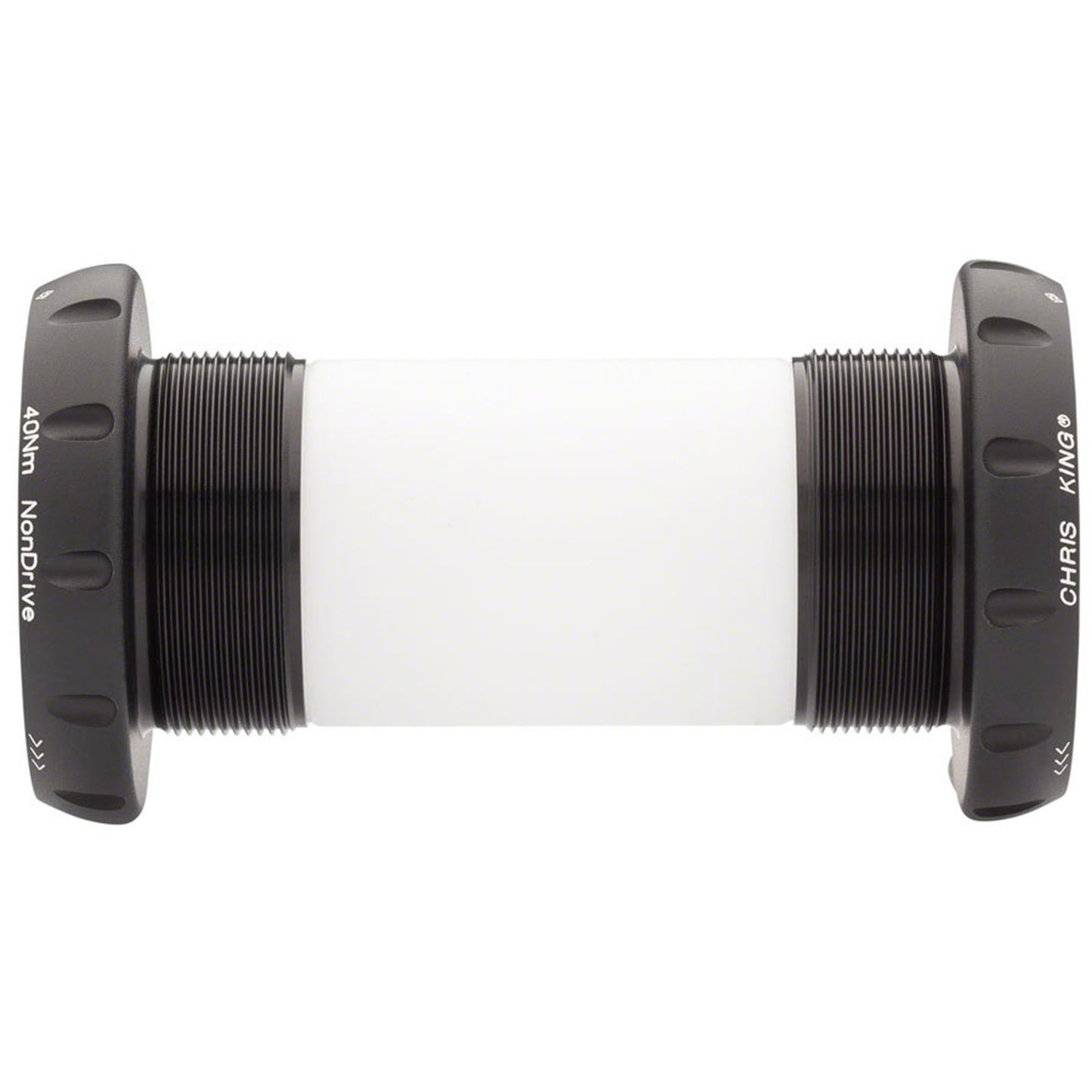 Chris King ThreadFit 30 Bottom Bracket with Fit Kit 2 - English, Matte Jet [MPN: FJ0811-2]_1917536