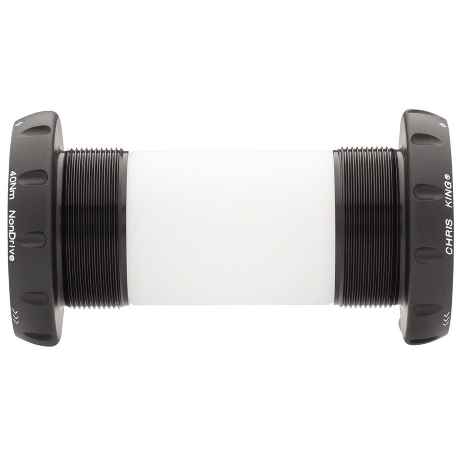 Chris King ThreadFit 30 Bottom Bracket with Fit Kit 2 - English, Matte Jet [MPN: FJ0811-2]_1917536