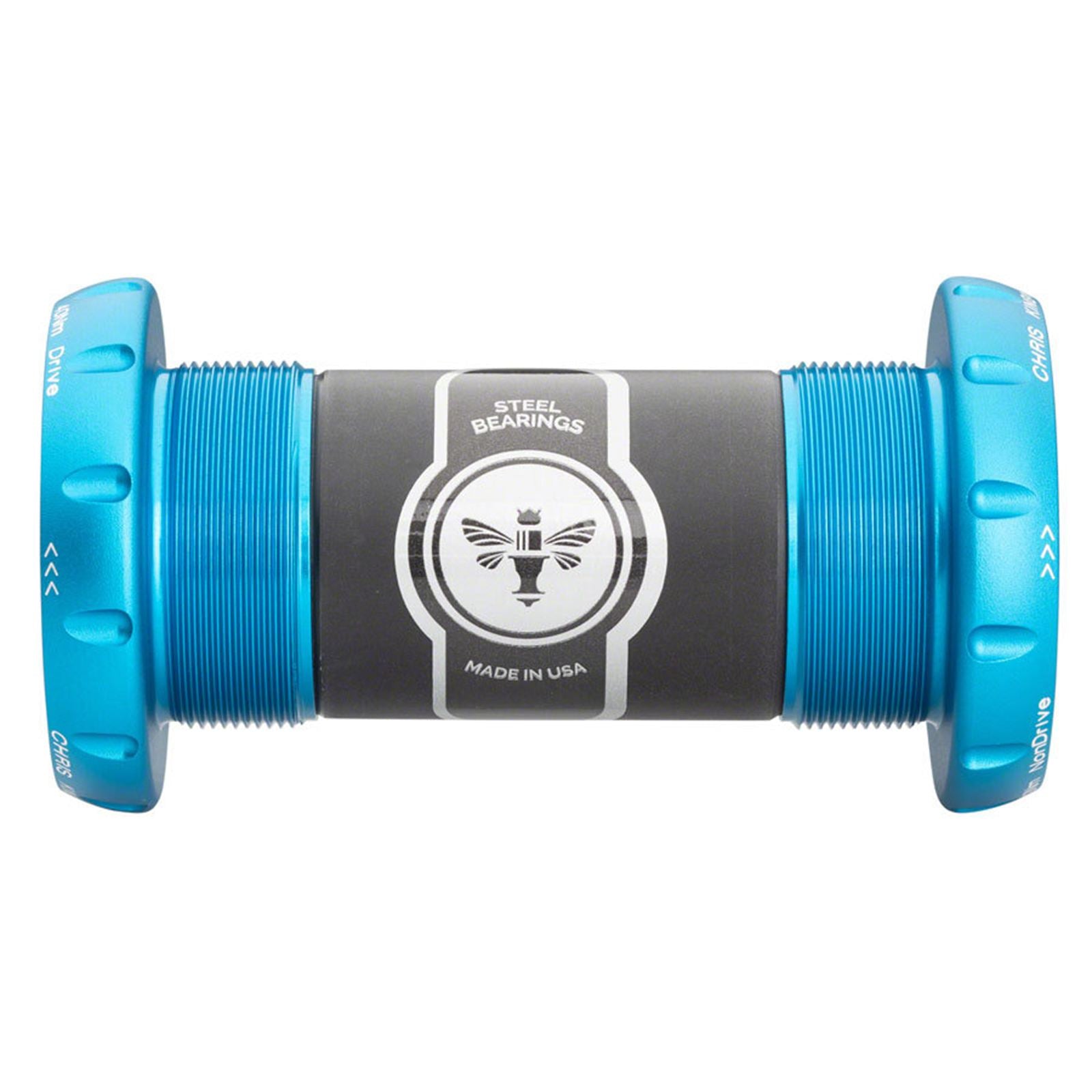 Chris King ThreadFit 30 Bottom Bracket with Fit Kit 3 - English, Matte Turquoise [MPN: FQ0811-3]_1917539