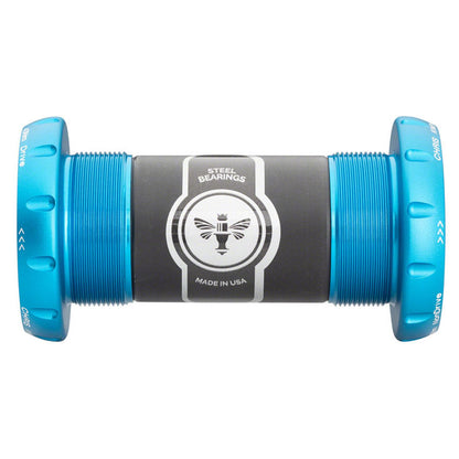 Chris King ThreadFit 30 Bottom Bracket with Fit Kit 3 - English, Matte Turquoise [MPN: FQ0811-3]_1917539
