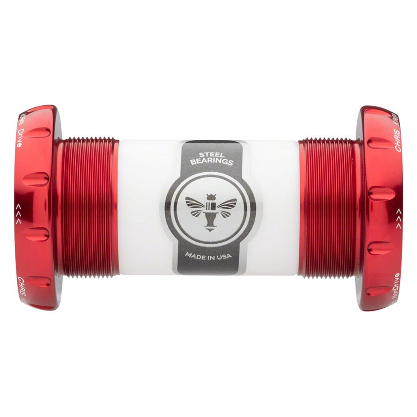 Chris King ThreadFit 30 Bottom Bracket with Fit Kit 3 - English, Red [MPN: FR0811-3]_1917538