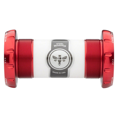 Chris King ThreadFit 30 Bottom Bracket with Fit Kit 3 - English, Red [MPN: FR0811-3]_1917538