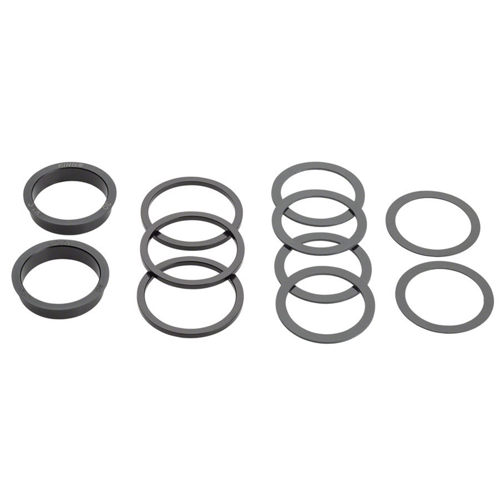 Chris King ThreadFit 30 Bottom Bracket with Fit Kit 3 - English, Silver [MPN: FS0811-3]_1917517