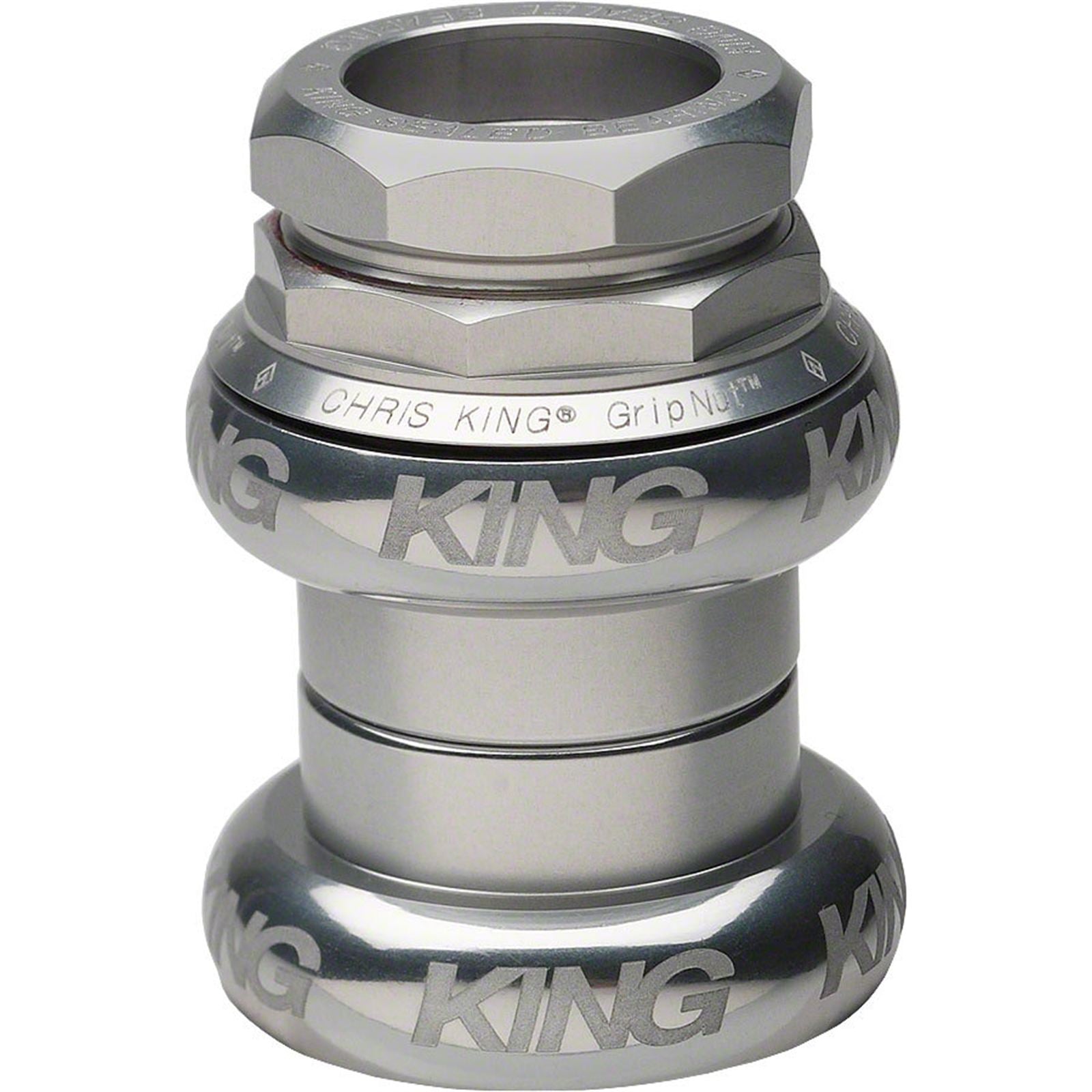 Chris King GripNut Headset - 1-1/8", Sotto Voce Silver [MPN: BFS3]_1924494