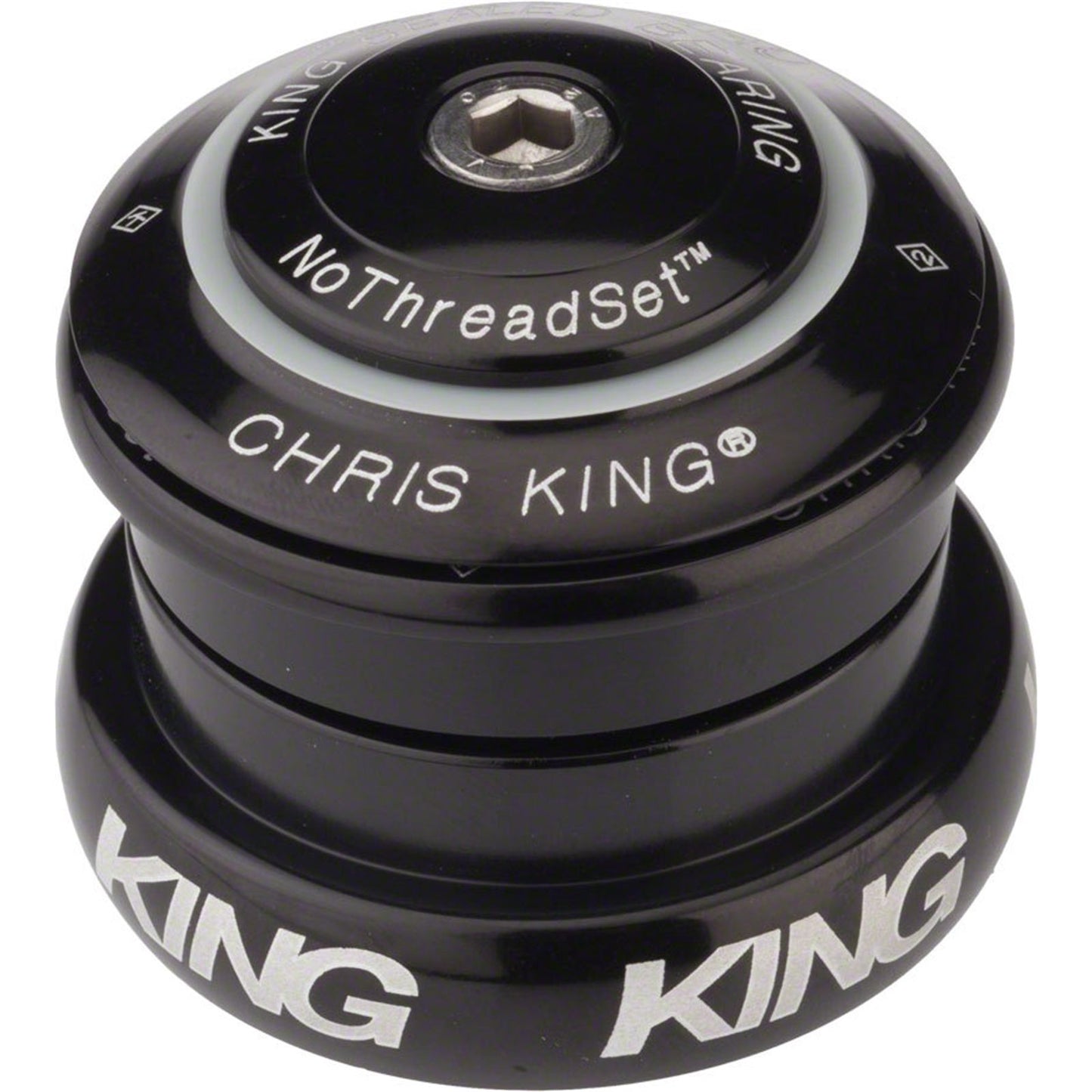 Chris King InSet i8 Headset - 1-1/8 - 1-1/4", 44/44mm, Black [MPN: BDB1]_1953846