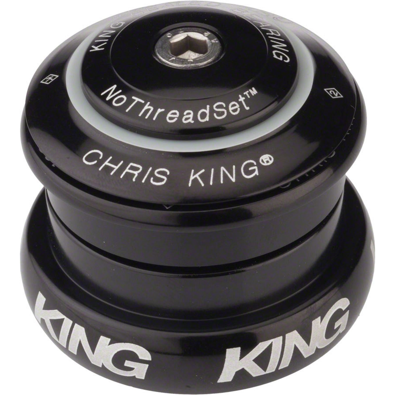 Chris King InSet i8 Headset - 1-1/8 - 1-1/4", 44/44mm, Black [MPN: BDB1]_1953846