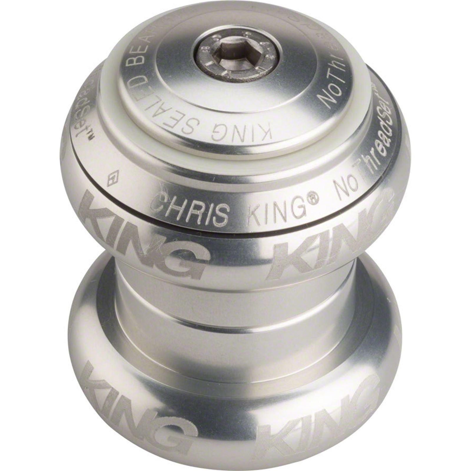 Chris King NoThreadSet Headset - 1", Sotto Voce Silver [MPN: BGS3]_1924497