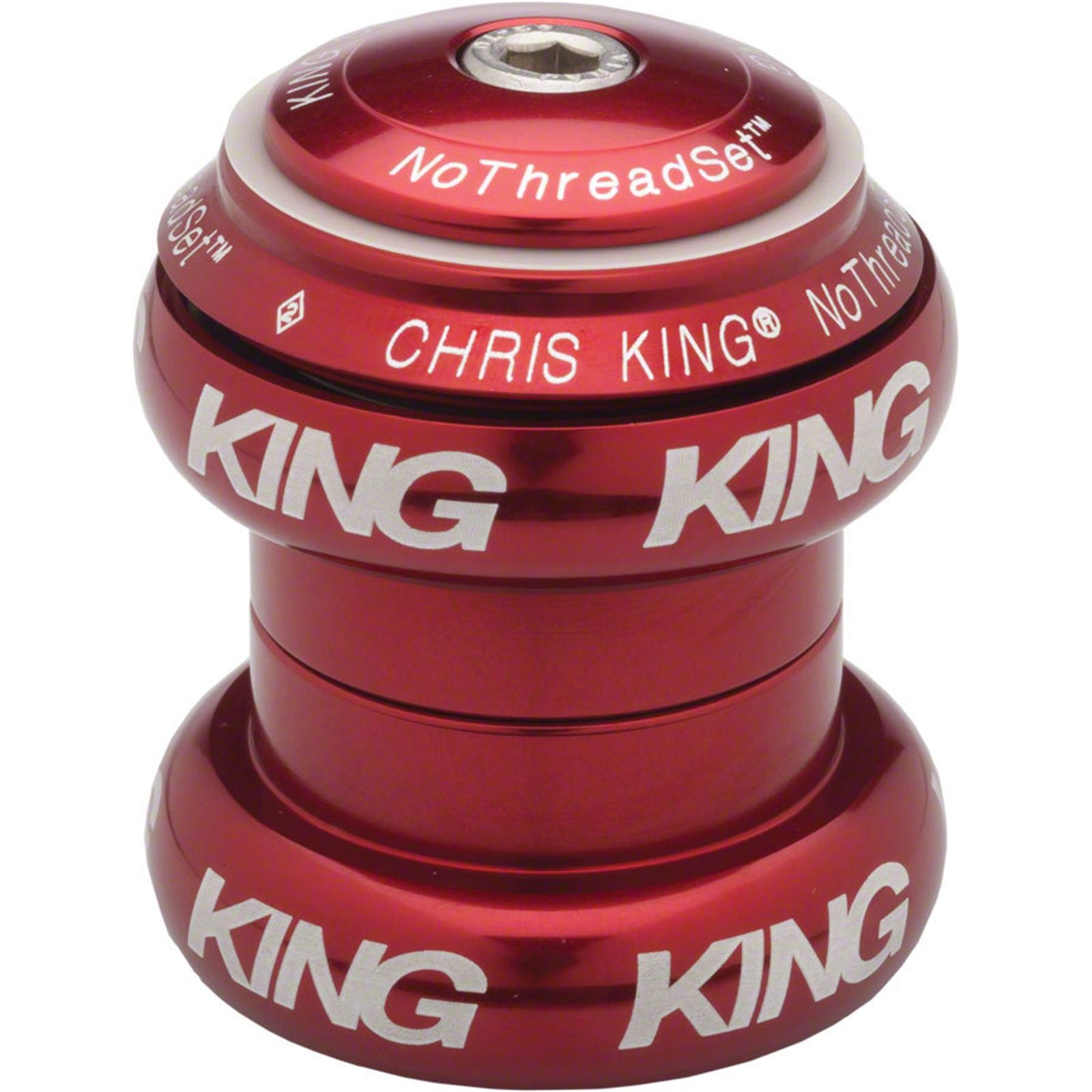 Chris King NoThreadSet Headset - 1-1/8", Red [MPN: BHR1]_1924424