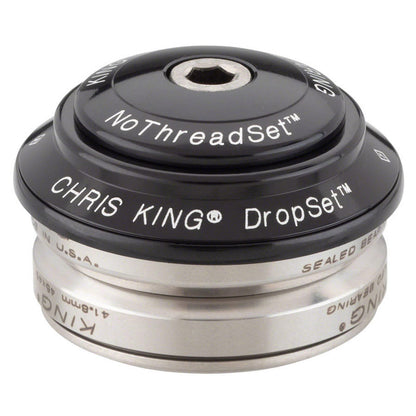 Chris King DropSet 4 Headset - 1-1/8", 42/42mm, 45 Deg, Black [MPN: CCB1]_1924431