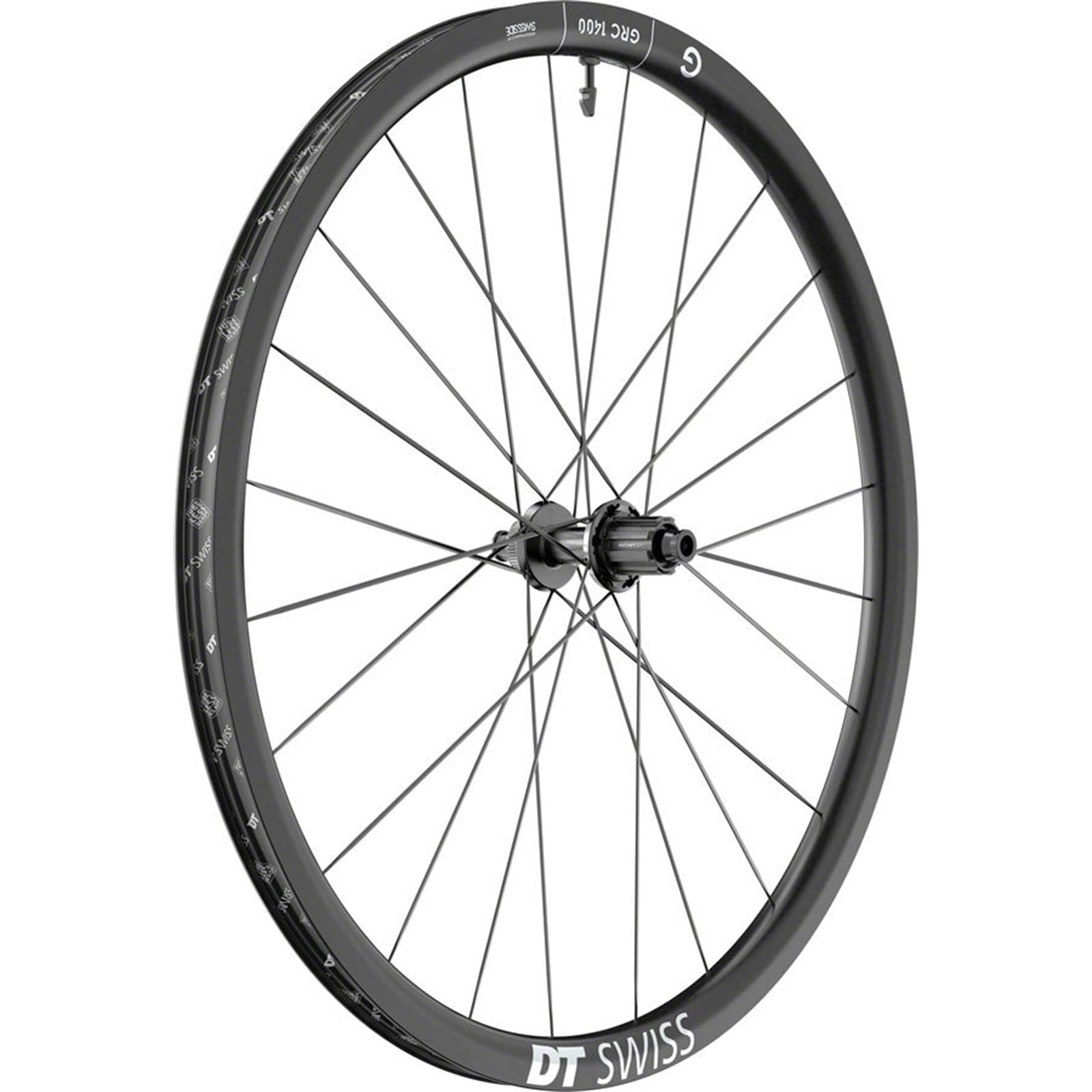 DT Swiss GRC 1400 DICUT 30 Rear Wheel - 700, 12 x 142mm, Black [MPN: WGRC140NID8CA19676]_1933758