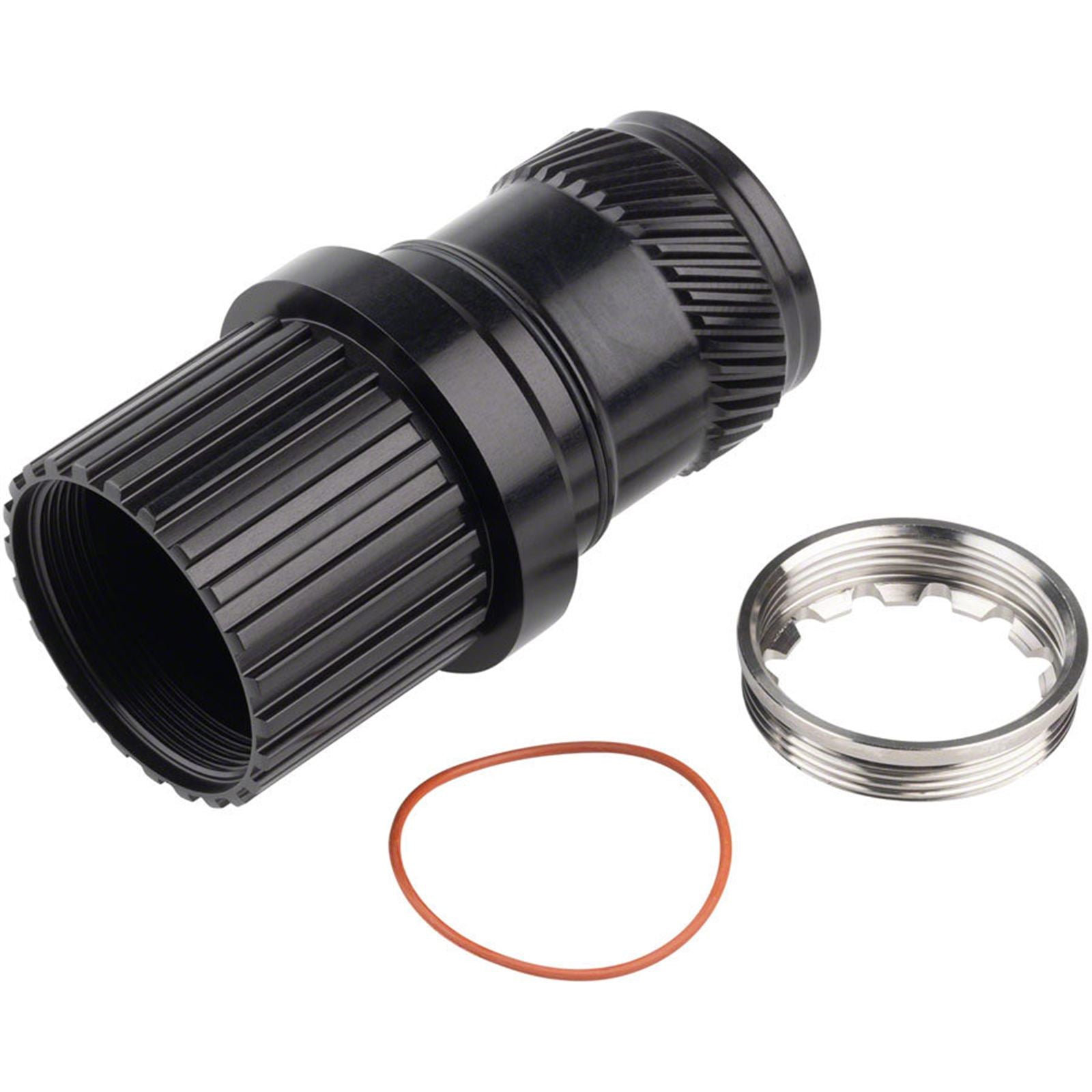 Chris King Rear Hub Driveshell Conversion Twin Bearing, Alloy, MicroSpline, Black [MPN: PHB833B]_1998809