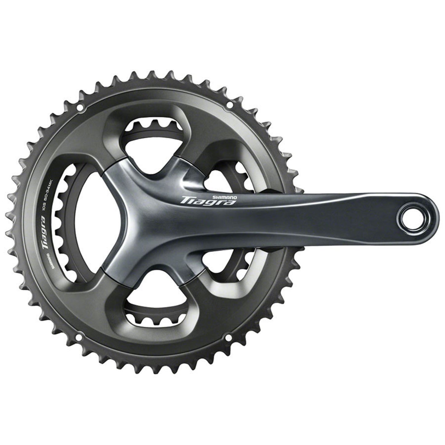 Shimano Tiagra FC-4700 Crankset - 165mm, 10-Speed, 48/34t, Gray [MPN: EFC4700AX84]_1917263