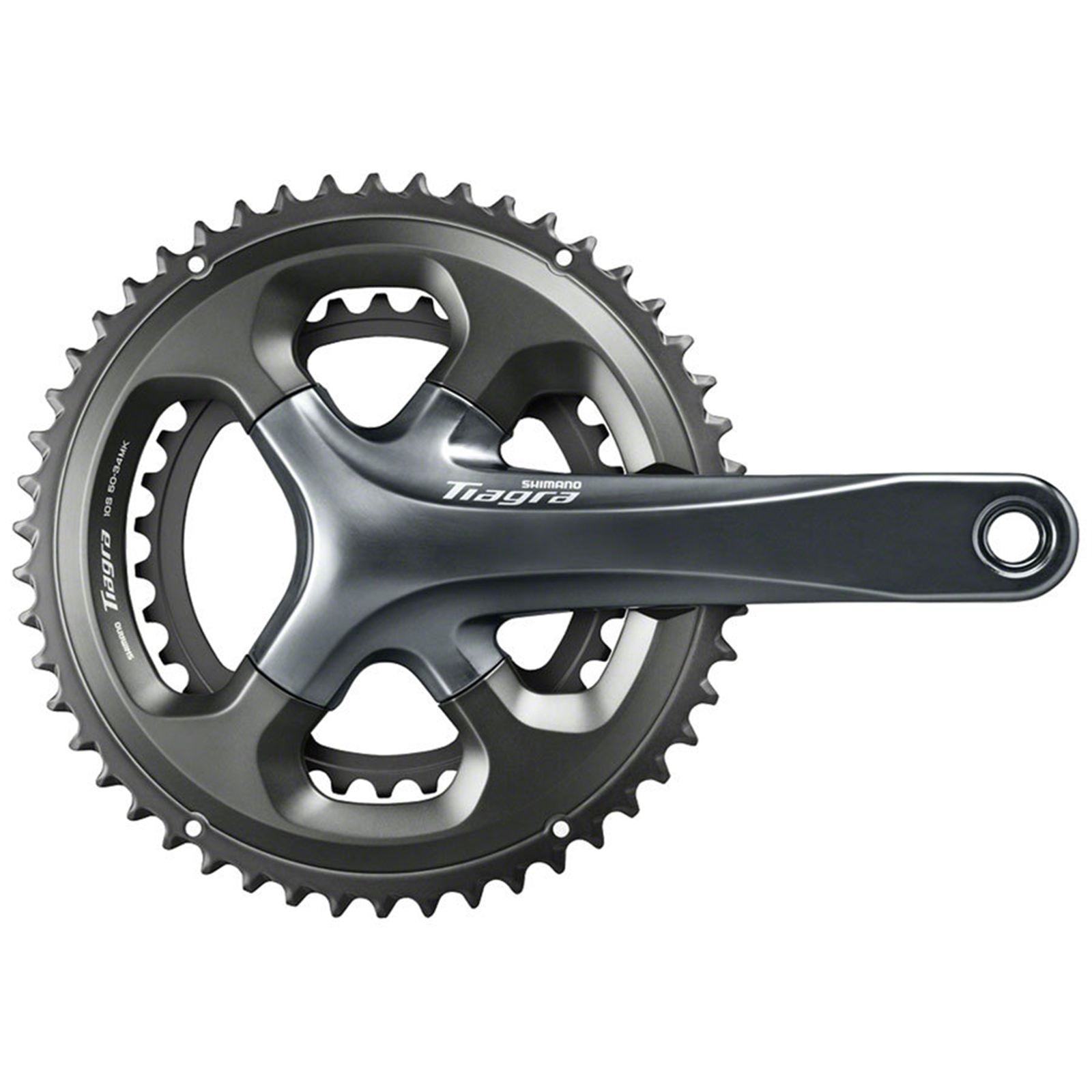 Shimano Tiagra FC-4700 Crankset - 165mm, 10-Speed, 48/34t, Gray [MPN: EFC4700AX84]_1917263