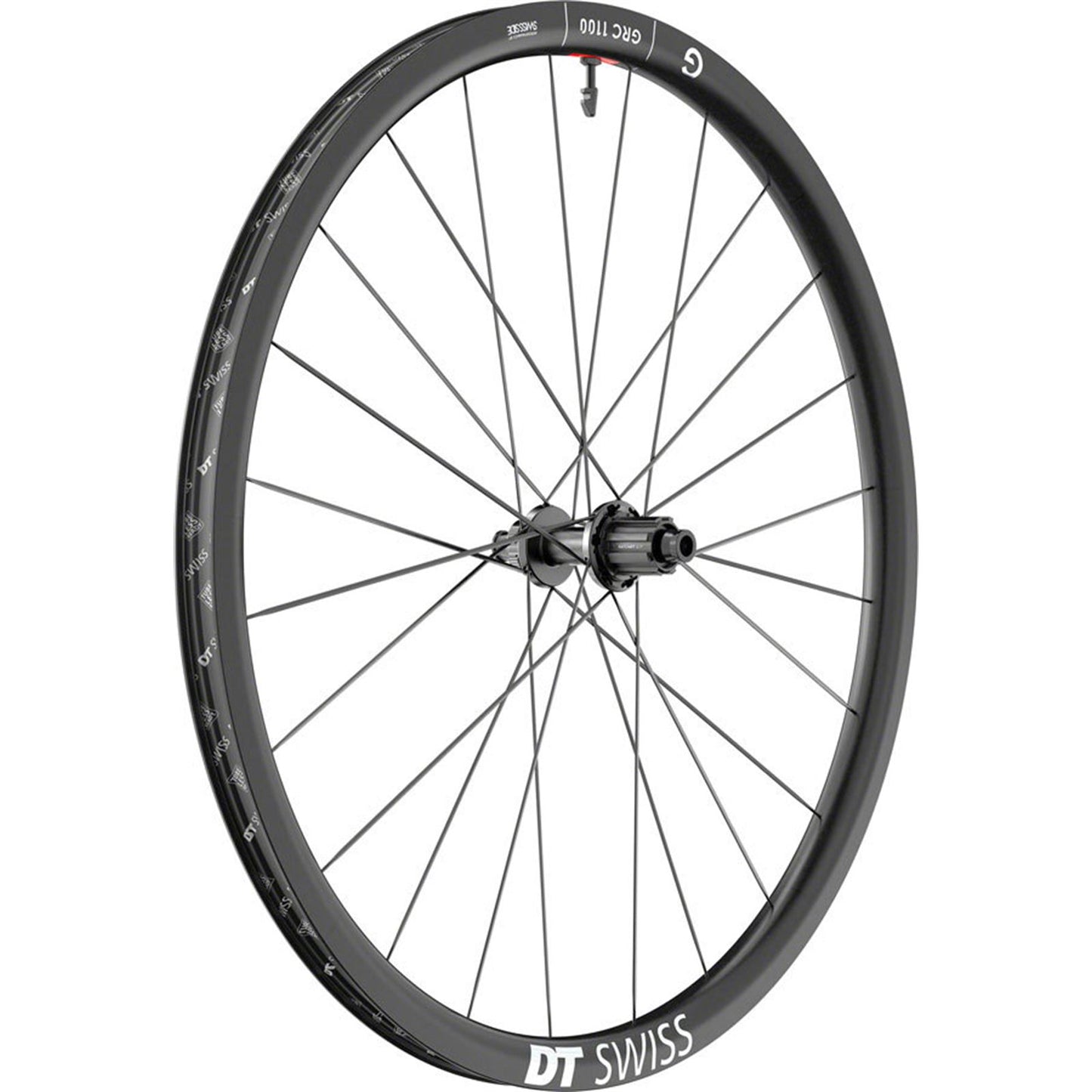DT Swiss GRC 1100 DICUT 30 Rear Wheel - 700, 12 x 142mm, Black [MPN: WGRC110NID8CA22327]_1933505