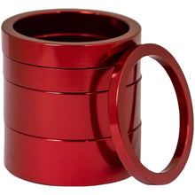 Chris King Headset Spacer Kit 2 - Alloy, 1-1/8", Red [MPN: PHS217R]_1953767