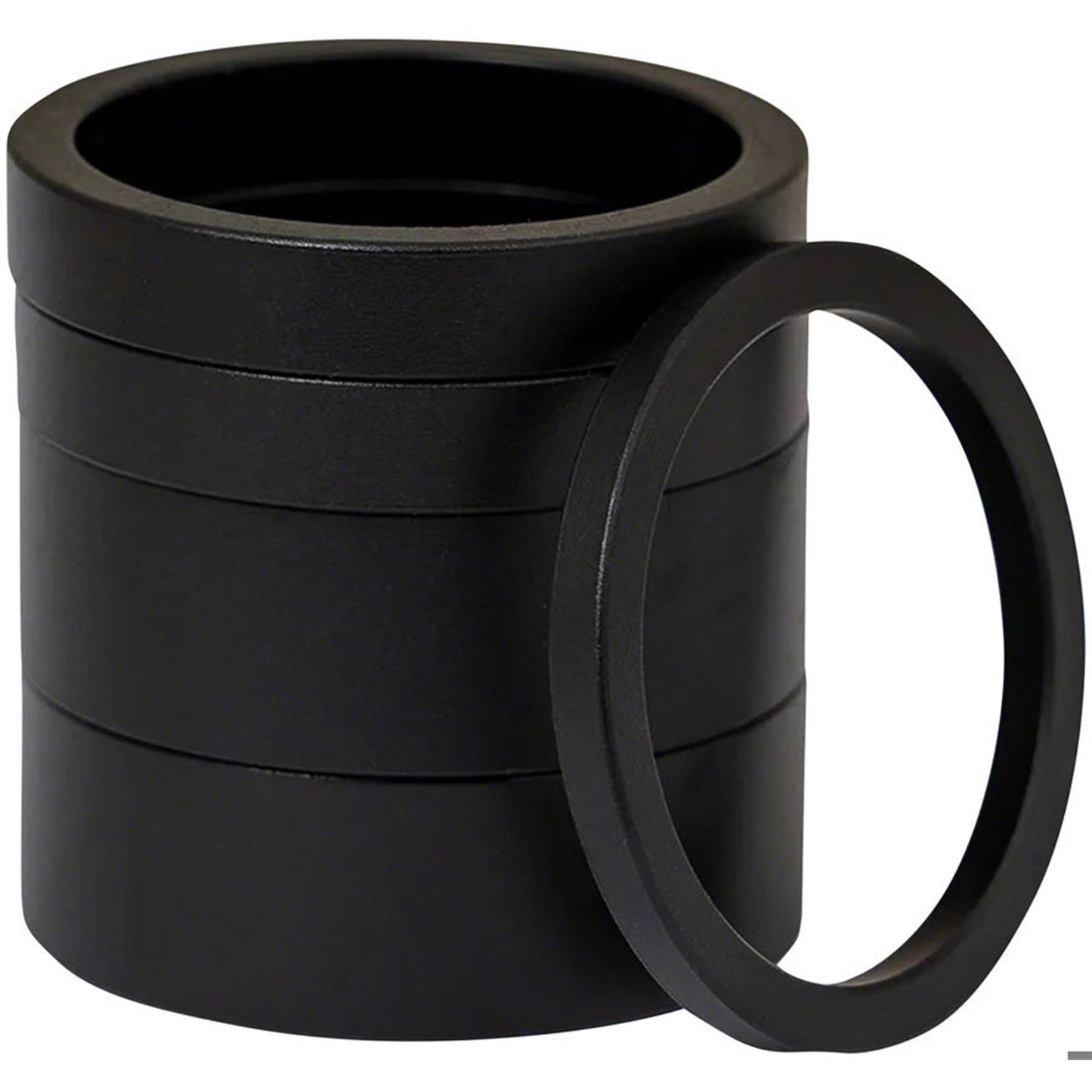 Chris King Headset Spacer Kit 2 - Alloy, 1-1/8", Matte Black [MPN: PHS217J]_1924270
