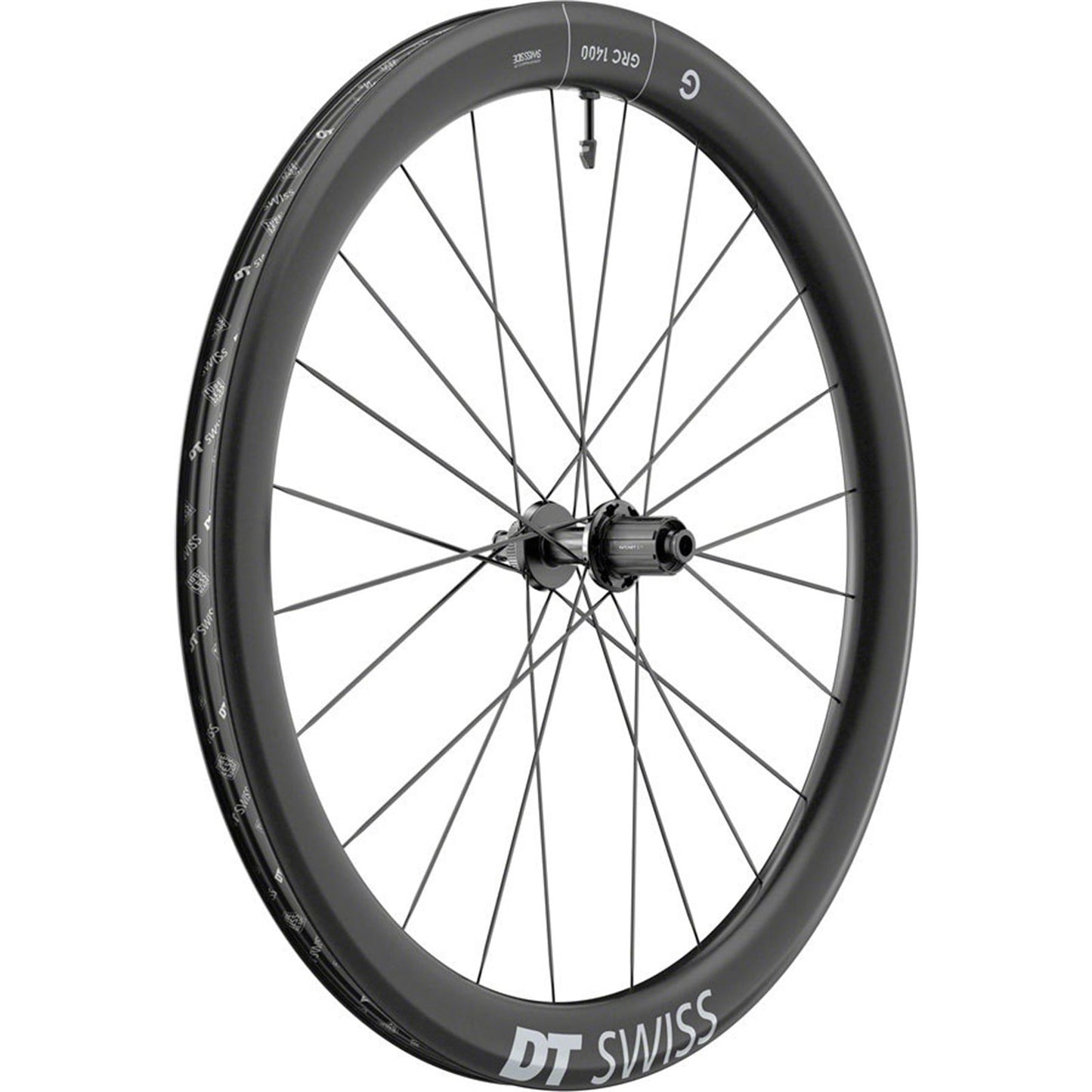 DT Swiss GRC 1400 DiCut 50 Rear Wheel - 700c, 12 x 142mm, Black [MPN: WGRC140NIDICA21246]_1999361