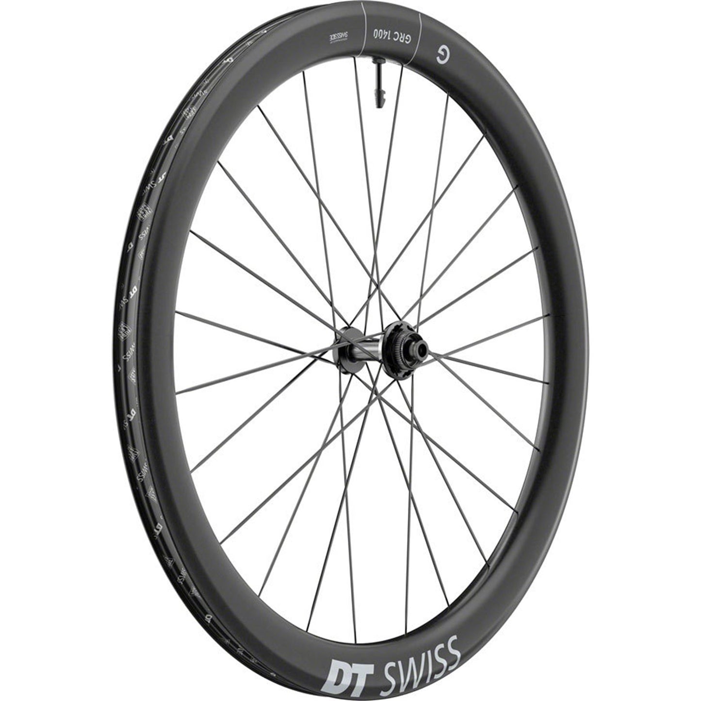 DT Swiss GRC 1400 DICUT 50 Front Wheel - 700c, 12 x 100mm, Black [MPN: WGRC140AIDXCA21245]_1999360