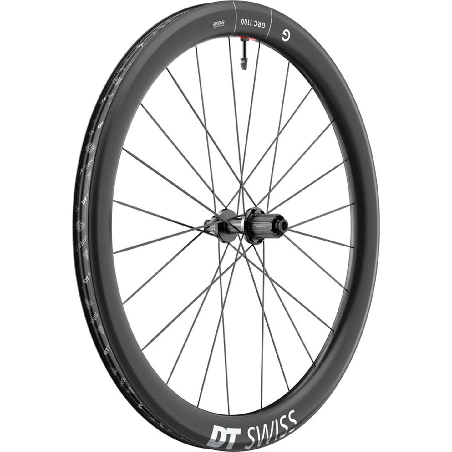 DT Swiss GRC 1100 DiCut 50 Rear Wheel - 700c, 12 x 142mm, Black [MPN: WGRC110NIDJCA22324]_1999362