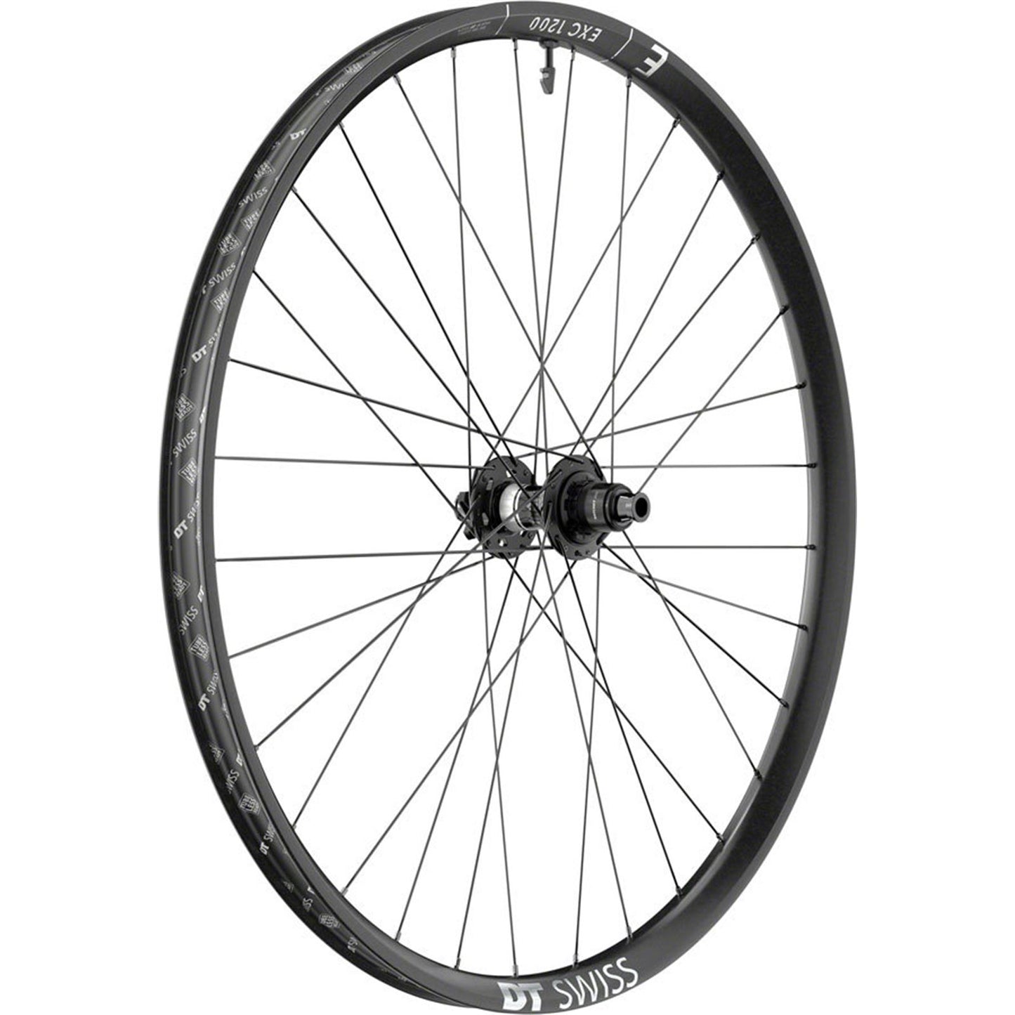 DT Swiss EXC 1200 Classic Rear Wheel - 29", 12 x 148mm, 6-Bolt, Black [MPN: WEXC120TFDRCA22490]_1933484