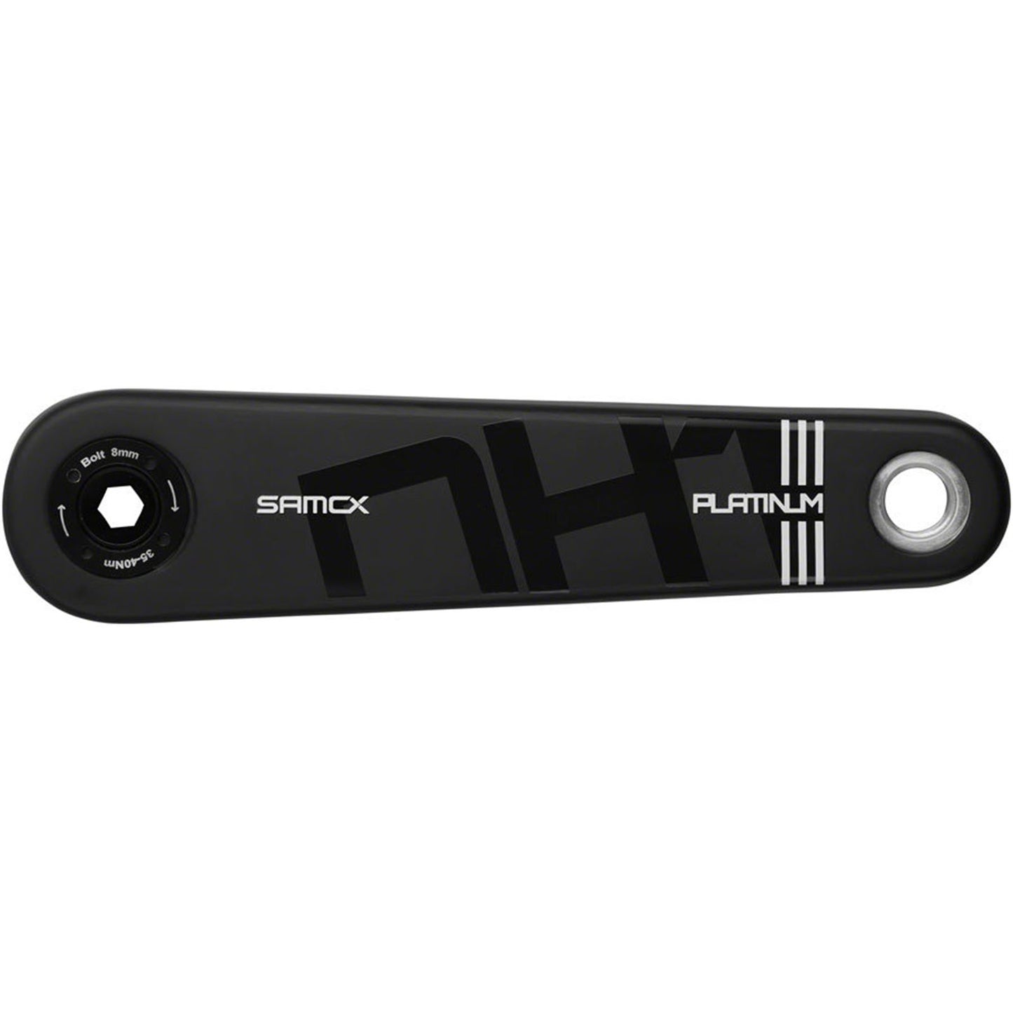 Samox Platinum DH-1 Carbon Crankset - 160mm, 3-Bolt, Black [MPN: DCM01J-D00-BB0-PA-160DH]_1917209