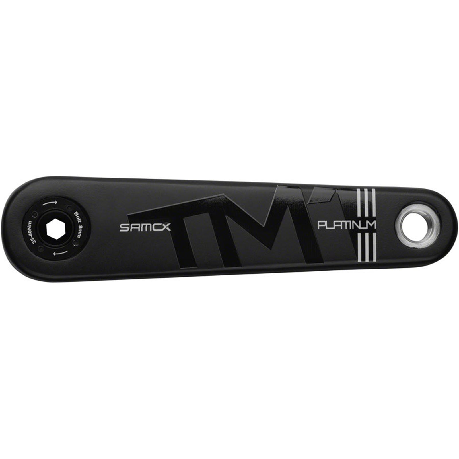 Samox Platinum TM-1 Carbon Crankset - 170mm, 3-Bolt, Black [MPN: DCM01J-D00-BB0-PA-170]_1953617