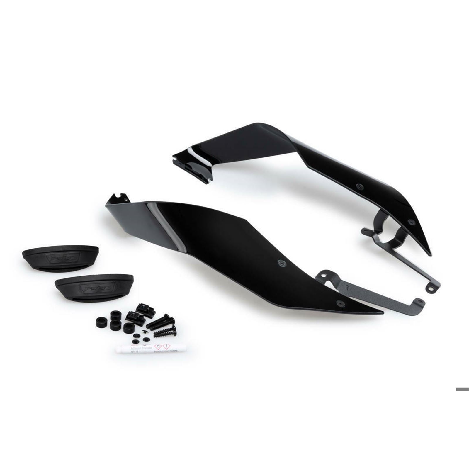 Puig Downforce Side Spoilers - for Yamaha - Black 21223N_1487092