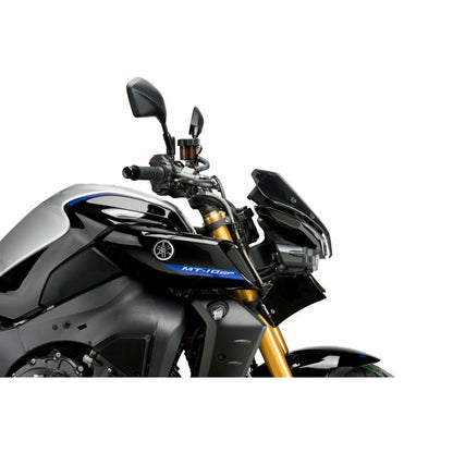 Puig Downforce Front Spoiler - Black - for Yamaha 21471N_1487086