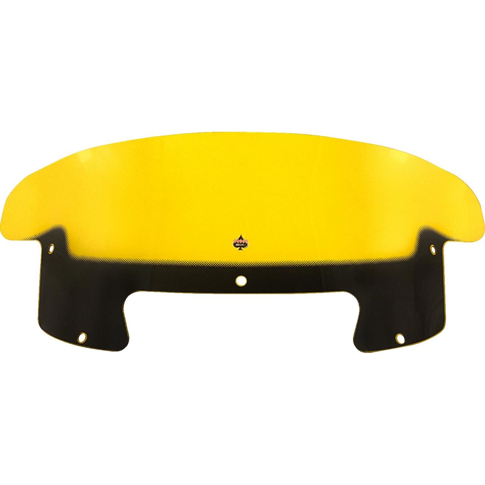 Klock Werks Kolor Flare™ Windshield - 8" - Yellow for Indian [MPN: KWW-04-0629]_1487733